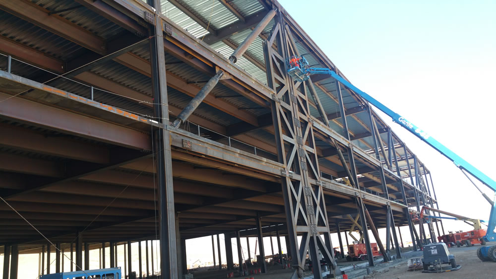3WxH-36 Structural Floor Deck Tesla Gigafactory
