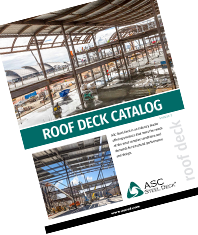ASC Steel Deck Structural Roof Deck Catalog header image